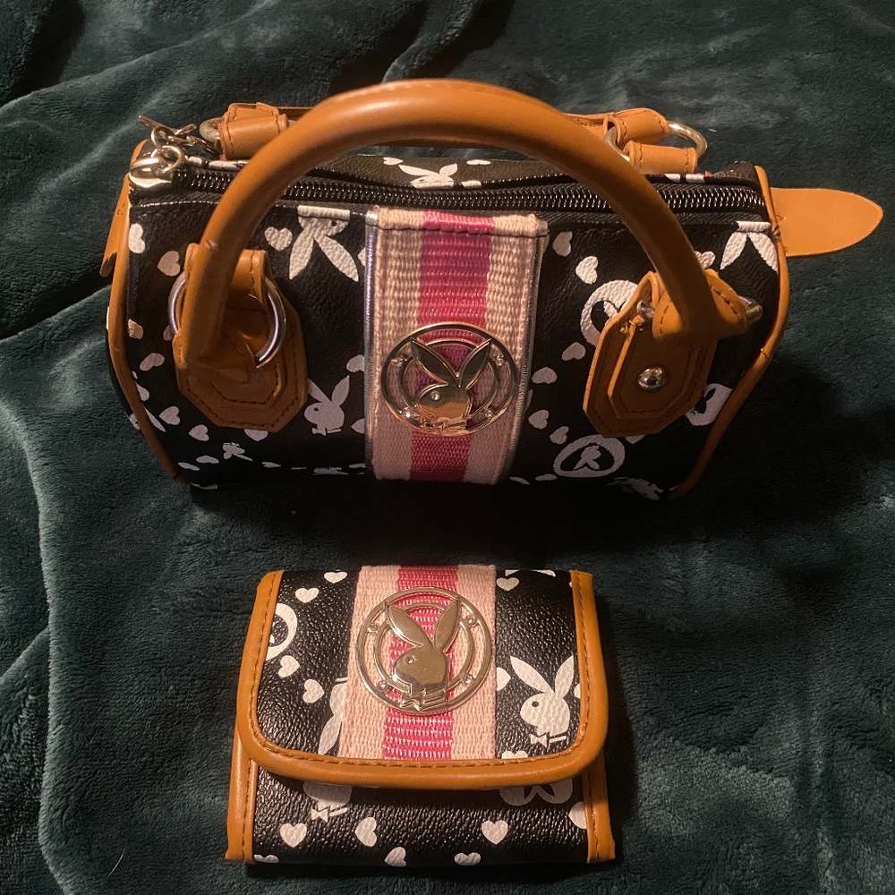 PLAYBOY purse/handbag with matching wallet